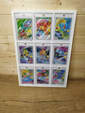Cadre décoratif pour 9 cartes Pokémon + 9 boîtiers
