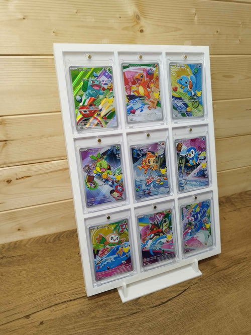Cornice espositore per 9 carte Pokémon (case inclusi)
