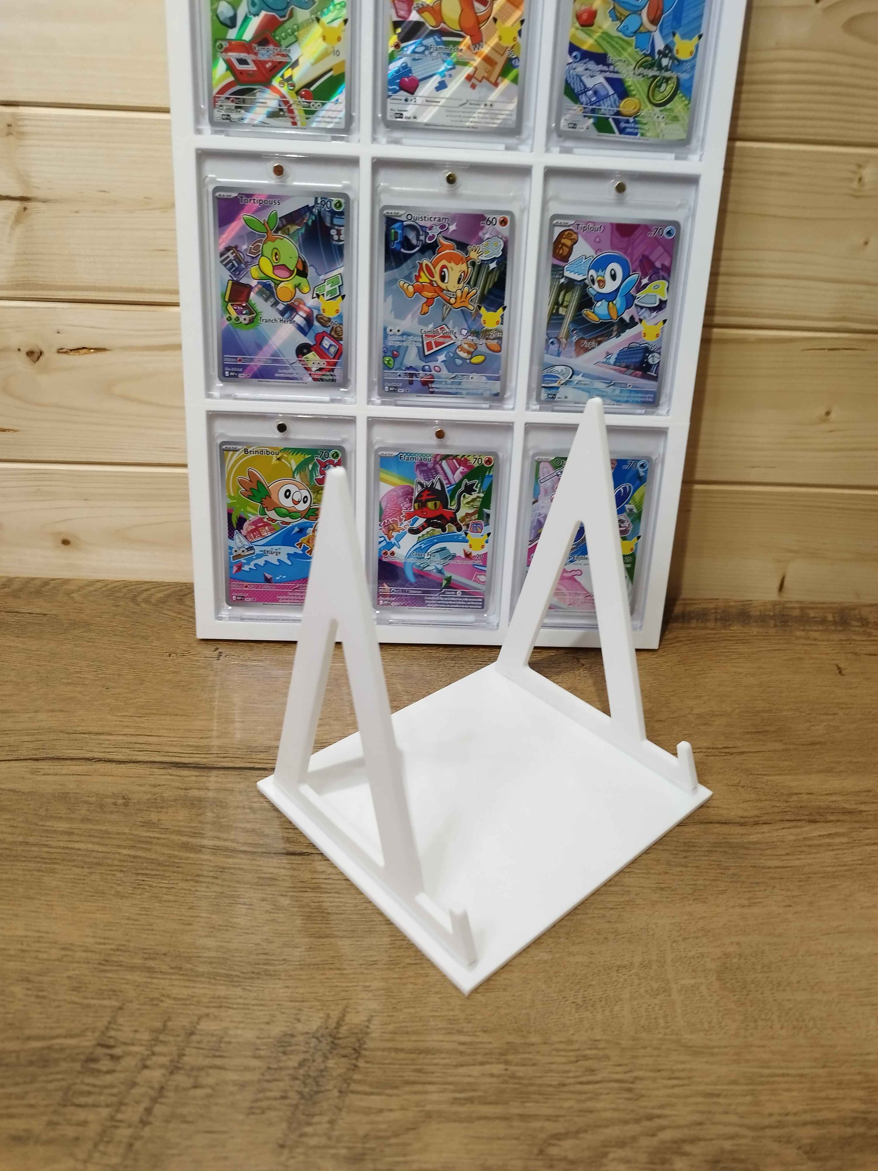 Cornice espositore per 9 carte Pokémon (case inclusi)