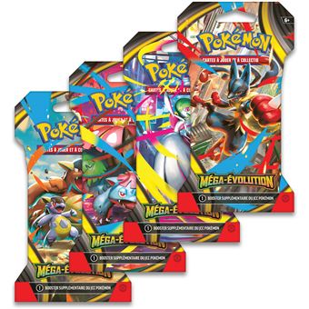 Pokémon Méga-Évolution – Booster Blister (illustration aléatoire)