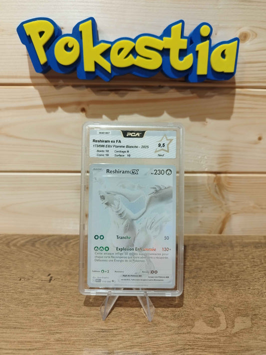 Carte Pokémon Reshiram 173/086 WHT – PCA 9.5 – Français