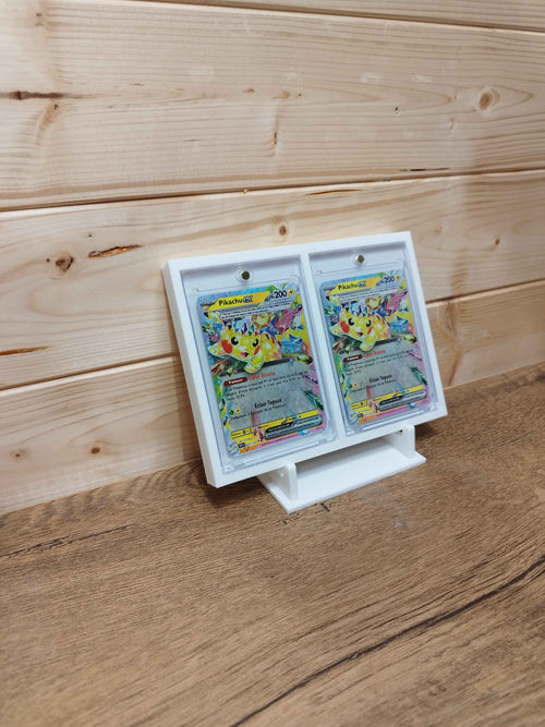 Présentoir pour 2 Cartes Pokémon + Boîtiers Magnétiques