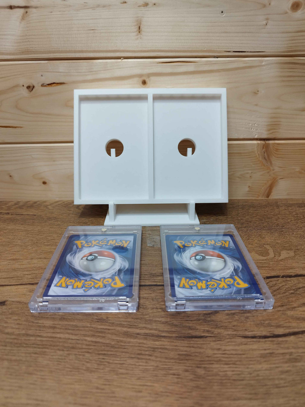 Présentoir pour 2 Cartes Pokémon + Boîtiers Magnétiques