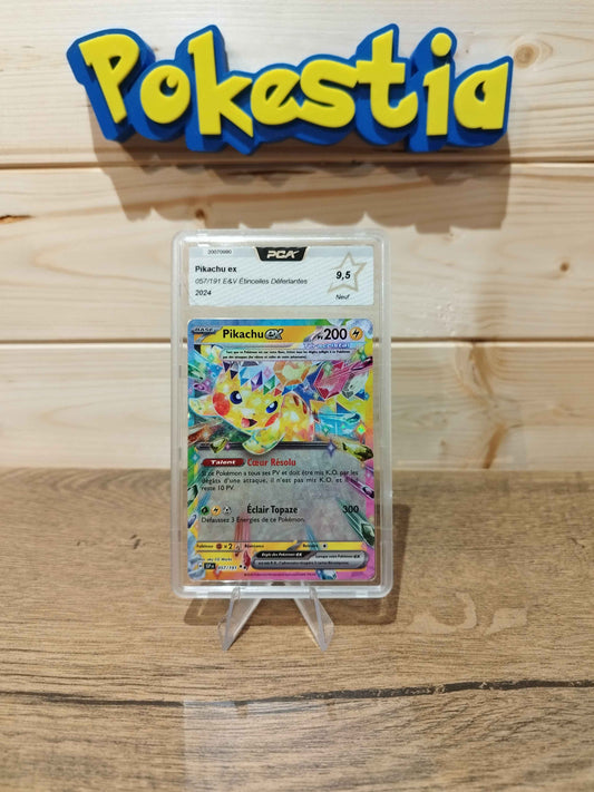 Carte Pokémon Pikachu SSP 057 – PCA 9.5 – Français